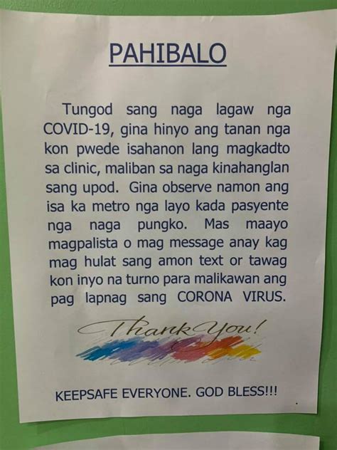 To all our valued patients, .